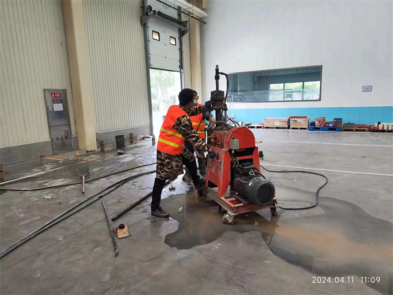 石狮厂房地面下沉塌陷注浆加固施工